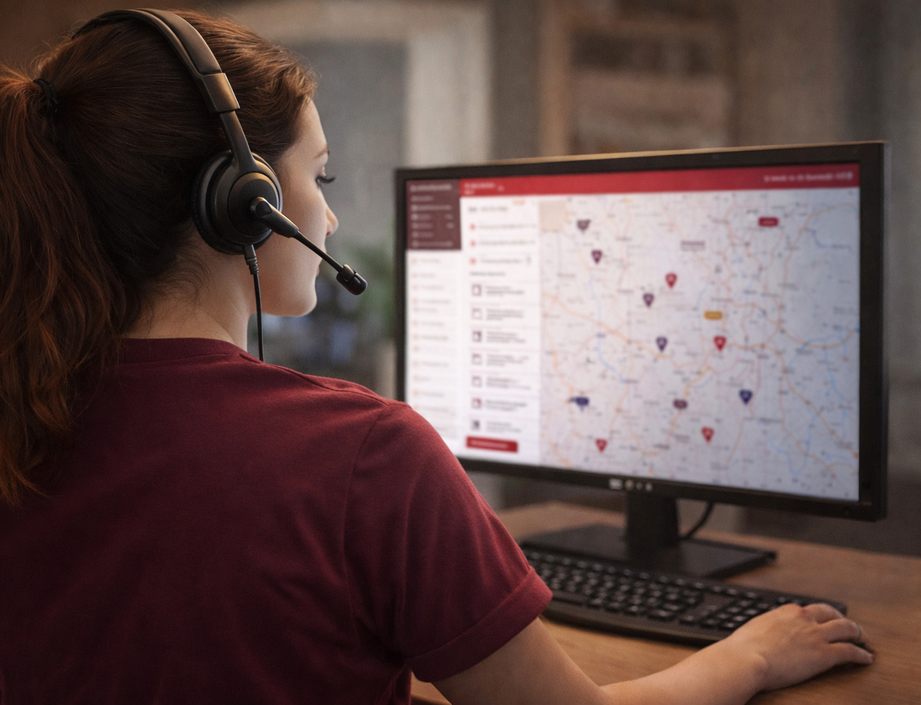 Dispatcher coordinating moves